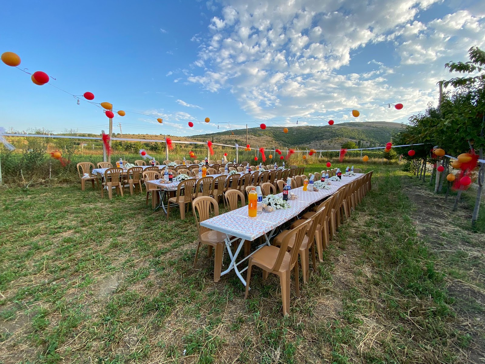 Çorum Rüzgar Yemek Organizasyon Masa Sandalye Kiralama