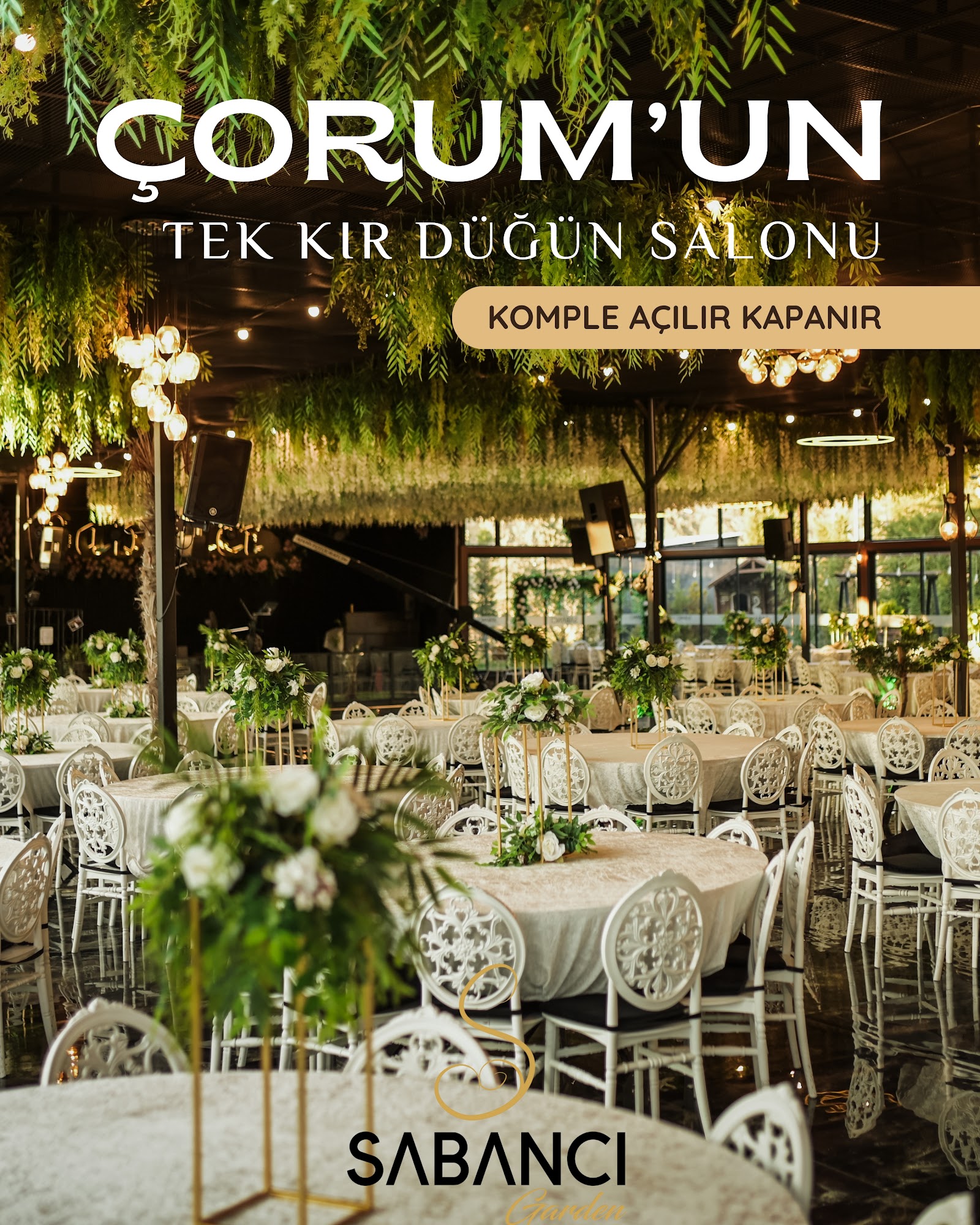 Sabancı Garden kır düğünü mekanı — Merkez